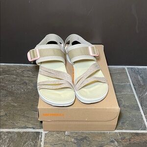 Merrell District 4 Backstrap khaki, Tony, Pappas Women's Sandals sz 7